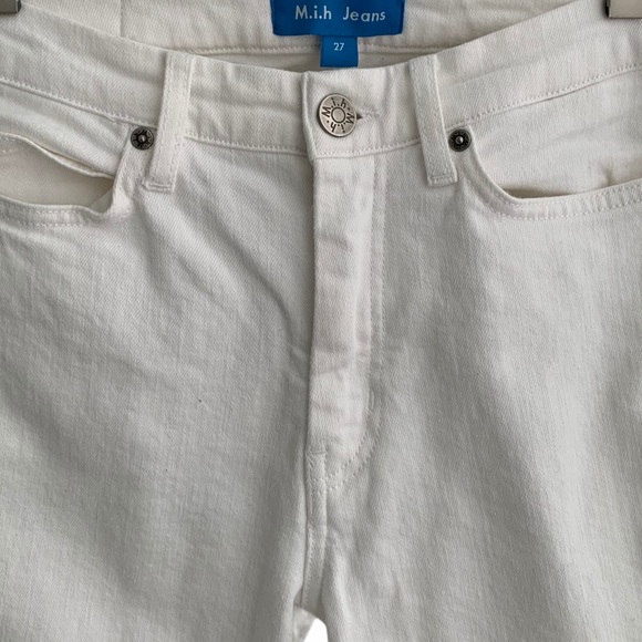 M.i.h. Marty Jeans Cropped Flare in White 27 - Picture 7 of 14